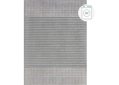 Šedý pratelný koberec z žinylky 120x160 cm Elton – Flair Rugs