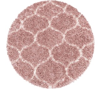 Růžový kulatý koberec ø 80 cm Salsa – Ayyildiz Carpets