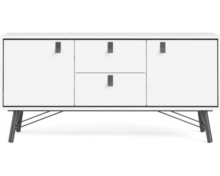 Bílá komoda Tvilum Ry, 150 x 72 cm