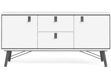 Bílá komoda Tvilum Ry, 150 x 72 cm