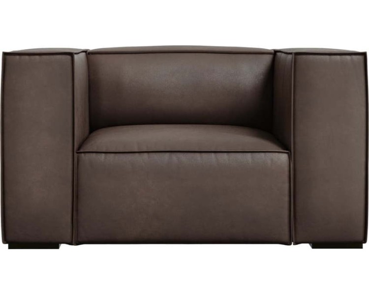 Hnědé kožené křeslo Madame – Windsor & Co Sofas