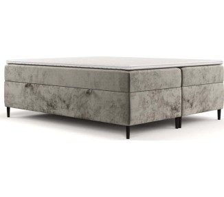 Světle hnědá boxspring postel s úložným prostorem 180x200 cm Araya – Maison de Rêve