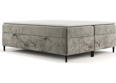 Světle hnědá boxspring postel s úložným prostorem 180x200 cm Araya – Maison de Rêve