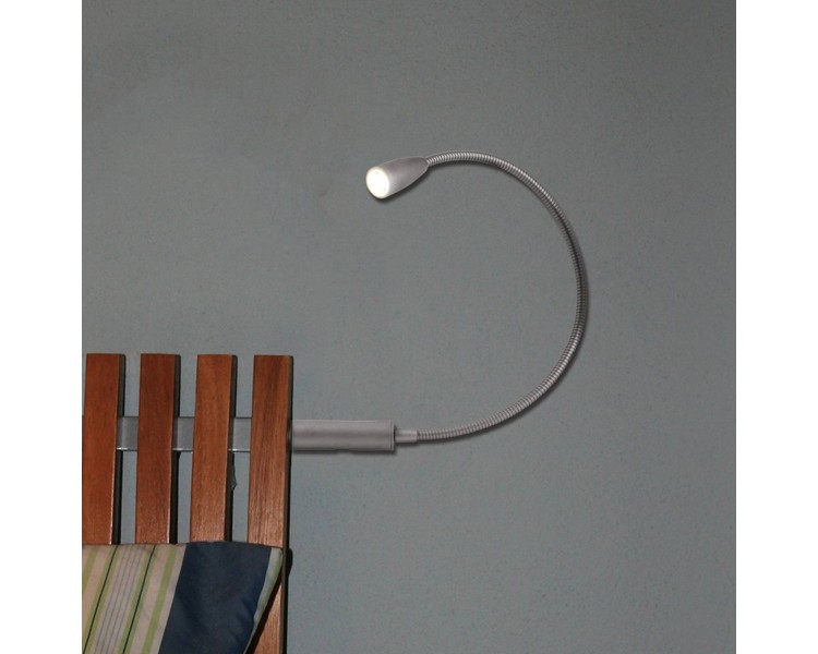  Heitronic LED lampa na čtení Berta s flexibilním ramenem