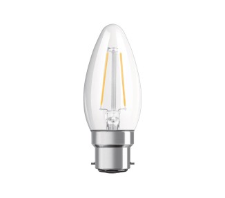  OSRAM OSRAM LED svíčka B22d Classic 827 4,8W čirá