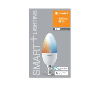  LEDVANCE SMART+ LEDVANCE SMART+ WiFi E14 4,9W svíčka 2 700-6 500K